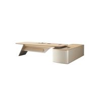 TEESONG Escritorio de oficina simple para jefe ejecutivo, escritorio y silla, moderno y grande, muebles de oficina