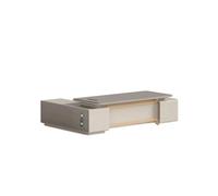 TEESONG Escritorio de tocador, escritorio de oficina, jefe, moderno, presidente, presidente, gran gerente