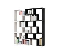 TEESONG Estante de Almacenamiento para Libros Juego De Estantería Minimalista Pie, Estante Exhibición Montado En La Pared Interior, Divisor Dormitorio Y Sala Estar Estante para Libros Estantería