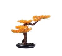 TEESONG Maceta para árbol Falso Simulación de Bienvenida, bonsái Pino, pequeños Adornos, Estante Pokou, Mueble TV, Mesa Centro, Decoraciones Escritorio Oficina Zen Decoración con Vegetación