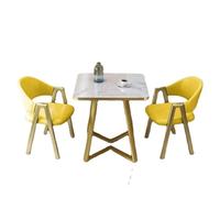 TEESONG Mesa de centro de escritorio, mesa de comedor pequeña para el hogar, café casual, té doble, escritorio de oficina