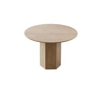 TEESONG Mesa de Centro de Escritorio Mesa De Comedor Redonda Piedra Caliza, Asientos 4 A 6 Personas, Muebles Estilo Granja, Adecuada For Restaurantes, Hogares Y Cocinas