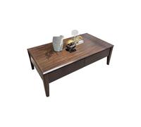 TEESONG Mesas Auxiliares Pequeñas Mesa de Centro Moderna Mesa de Centro de Madera Moderna, Muebles de Sala de Estar Simples, Mesa de té, Mesa de té Mesas de Centro para Salón