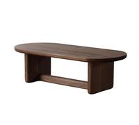TEESONG Mesas Auxiliares Pequeñas Mesa de Centro Moderna Mesa de Centro Retro for Sala de Estar, Mesa de Centro Sencilla de Nogal Negro, Muebles creativos for Sala de Estar Mesas de Centro para Salón