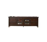 TEESONG Mueble de TV de madera para sala de estar, armario de almacenamiento para el hogar, sala de estar, mueble de TV con almacenamiento