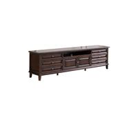 TEESONG Mueble de TV para sala de estar, mueble de madera con múltiples cajones, muebles de campo, sala de estar, mueble de madera con almacenamiento