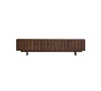 TEESONG Soporte de TV para sala de estar, centro de entretenimiento de nogal de 180 cm, mueble de almacenamiento para sala de estar, adecuado para almacenamiento y organización, soporte de TV con