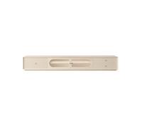 TEESONG Soporte de TV para sala de estar, consola de madera blanca de 220 cm, centro de entretenimiento moderno para sala de estar, muebles de almacenamiento minimalista, adecuado para hoteles y
