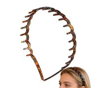 Teeth Headband - U Shape Fashion Head Bands, High Cranium Headbands | For Daily Wear Work School Vacation Beach Running Wedding Travel