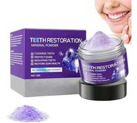 Teeth Restoration Mineral Powder, Mineral Tooth Powder, Teeth Whitening Mineral Powder,Dental Restoration Mineral Powder - Effective in strengthening Teeth and Gums, Freshen Breath (1)