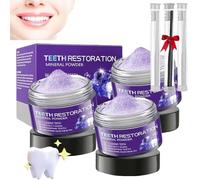 Teeth Restoration Mineral Powder,Teeth Whitening Mineral Powder,Oral & Teeth Care Mineral Powder, Effective In Strengthening Teeth And Gums (3Pcs)