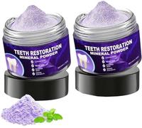 Teeth Restoration MineralPowder - Mineral Tooth Powder, TeethWhitening Powder, Dental Restoration Mineral Effective in Strengthening Teeth and Gums for Daily Use - 50g (2)