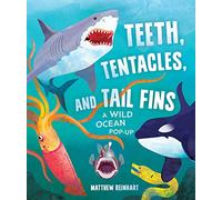 Teeth, Tentacles, and Tail Fins (Reinhart Pop-Up Studio): A Wild Ocean Pop-Up (Reinhart Studios) (Ocean Book for Kids, Shark Book for Kids, Nature Book for Kids)