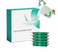 Teeth Whitening Trays - Prefilled Whitening Kit | Professional Tooth Cleaning Trays with Refreshing Mint Flavor for Men Women, Easy At- Brightening Solution for Health & Hygiene