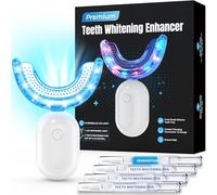 TeethBliss Kit Blanqueador Dental blanqueamiento dental: TeethBliss blanqueador dental LED 16X - 3 Geles Blanqueadores, blanqueamiento dental en casa Rápido y Eficaz, Elimina Manchas Profundas