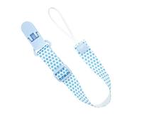 Teether Strap - Flexible Nipple Chain, Binky Leash Connector with Safety Lock, Protective Washable Chew Accessory, Ideal for Strollers Car Seats Outdoor Travel Use