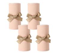 Teething Rail Guard Wrap - Breathable 2 Pcs Adjustable Straps Cotton Gauze