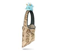 TeeTurtle - Bolsa de mano de peluche - Dragn mapa - de los creadores del peluche de pulpo reversible original - Lleva a tu amigo de peluche don