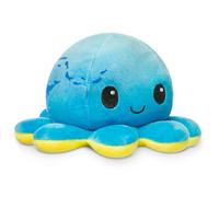 TeeTurtle - El pulpo de peluche reversible original - Atardecer + Oc ano - Lindos peluches sensoriales que muestran tu estado de nimo de 4 pulga