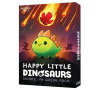TeeTurtle Happy Little Dinosaurs, Juego de Cartas de Estrategia para Niños y Adultos, Evita Desastres y Sobrevive al Apocalipsis, A Partir de 8 Años, De 2 a 4 Jugadores, 30-60 Minutos, Español