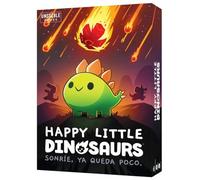 TeeTurtle Happy Little Dinosaurs, Juego de Cartas de Estrategia para Niños y Adultos, Evita Desastres y Sobrevive al Apocalipsis, A Partir de 8 Años, De 2 a 4 Jugadores, 30-60 Minutos, Español