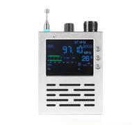 TEF6686 Receptor de radio de banda completa compatible con frecuencias FM de onda corta HF LW, batería recargable de 3000 mAh, pantalla LCD de 3 2 pulgadas, cuerpo de aleación de aluminio, altavoz y