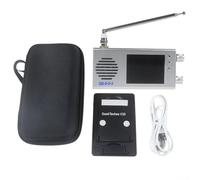 TEF6686 Receptor de radio portátil de banda completa para onda corta FM/MW/HF/LW - LCD de 3.2 pulgadas, Batería de 5000mAh, Carcasa de aleación de aluminio (Plata)