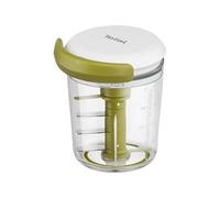 Tefal 5 Second Chopper Shaker K16441-5 segundos, picadora manual de 450 ml, picado grueso, medio y fino, cuchillas acero inoxidable, sin electricidad, base antideslizante y fácil de limpiar