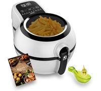Tefal Actifry Genius Snaking FZ761015 - Freidora sin aceite, de aire 1.2 kg, con 9 programas automáticos y accesorio para snacks, panel táctil intuitivo e incluye recetario, apto lavavajillas, Negro