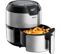 Tefal Easy Fry EY401D Sencillo 4,2 L Independiente 1500 W Freidora de aire caliente Negro, Acero inoxidable