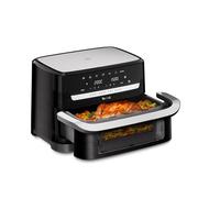 Tefal Airfryer EY9228 Dual Easy Fry Flex 9L con separador FlexCook extraíble, capacidad de 9 litros para hasta 8 personas, 7 programas predefinidos, elegir entre 2 zonas de cocción o 1 GiantZone