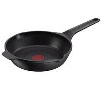 Tefal Aroma On - Sartén de aluminio fundido 24 cm recubrimiento titanio antiadherente y thermosport, aptas para todo tipo de cocinas, base gruesa adecuada para inducción