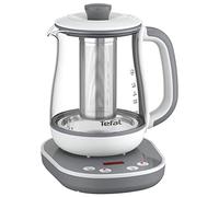 TEFAL BJ551B10 Tastea Machine a the en verre 1,5 L, 8 reglages, Panier a the amovible acier inoxydable, Maintien au chaud, Base