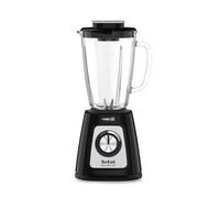 Tefal BlendForce II BL4358 Batidora de vaso 1.25L 800W Negro, Acero pulido - Licuadora (1,25 L, 1,75 L, Paso, Giratorio, Batidora de vaso, Negro, Acero pulido)