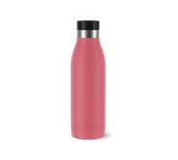 Tefal Botella Hidratación BLUDROP 0,5L: Acero Inoxidable Reutilizable, Funda de Silicona, Sistema Quick Press, Apta Lavavajillas, Hermética, Mantiene Bebidas Calientes 12h y Frías 24h - N3110410