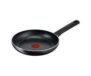 Tefal C2670623 Start Easy - Sartén (28 cm, aluminio), revestimiento antiadherente de titanio, termoseñal, tecnología, color negro