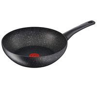 Tefal C6341902 Authentic - Sartén wok (28 cm), color negro moteado