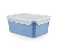 Tefal - Caja de conservación de alimentos (2,2 L, azul, plástico sin BPA, rectangular, 100% hermético, apto para lavavajillas y microondas, Masterseal Colour Edition N1012810)