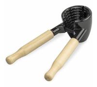 Tefal Cascanueces K20826 - Cascanueces con Cabezal cónico con Mango ergonómico de Madera, Aluminio, Color Negro