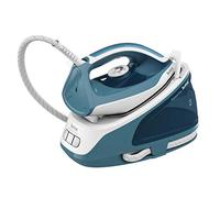 Tefal Centro de planchado Express Easy SV6131 | 5,8 bar | Golpe de vapor 350 g/min | vapor continuo 120 g/min | Tecnología Calc Clear | Suela Xpress Glide | Apagado automático | Azul/Blanco