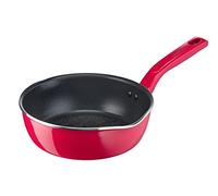 Tefal Chefclub by Sartén profunda (22 cm), color rojo frambuesa, revestimiento antiadherente Titanium, Thermo-Signal, inducción G8061704