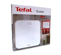 Tefal Classic 2.0 - Báscula personal electrónica, 180 kg, color blanco | Báscula personal electrónica precisa de 100 g, bandeja de cristal templado de 31 x 31 cm, pantalla LED invisible