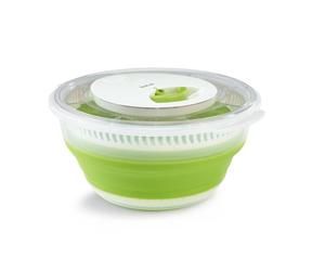 Tefal Collapsible, centrifugadora de ensalada, 4 L, Diseño plegable, Plástico, Verde