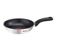 Tefal Comfort Max - Sartén de 20 cm, acero inoxidable de alta calidad, indicador de temperatura Thermo-Spot, revestimiento antiadherente, inducción G7260244