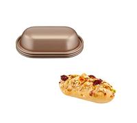 Tefal Creabake J3088304 - Juego de 3 moldes para pan con revestimiento antiadherente, fácil de quitar, apilable, fácil almacenamiento