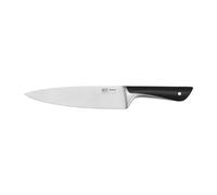 Tefal Jamie Oliver by K26701 - Cuchillo de cocina (20 cm, alto rendimiento de corte, diseño distintivo, cuchillas resistentes y duraderas, acero inoxidable), color negro