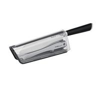 Tefal Cuchillo Santoku Ever Sharp - Cuchillo cocina Santoku de 16,5 cm y funda afilador, hoja cuchillo afilada, sistema de bloqueo para uso seguro, acero inoxidable alemán, de agarre cómodo K25790
