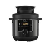 Tefal CY7788 Turbo Cuisine & Fry Multicooker, olla a presión y freidora de aire caliente, 14 programas de cocción, tapa extra crujiente, versátil, 7,6 L