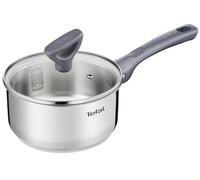Tefal Daily Cook - Cazo de acero inoxidable, base reforzada, aptas para todo tipo de cocinas incluido inducción, Cazo 16 cm, 1 Litro