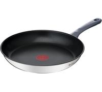 Tefal Daily Cook - Sartén 26 cm, Acero inoxidable | Sartén de 26 cm, Mango ergonómico, Revestimiento antiadherente, Apto inducción, Thermo-Signal, Cocción uniforme